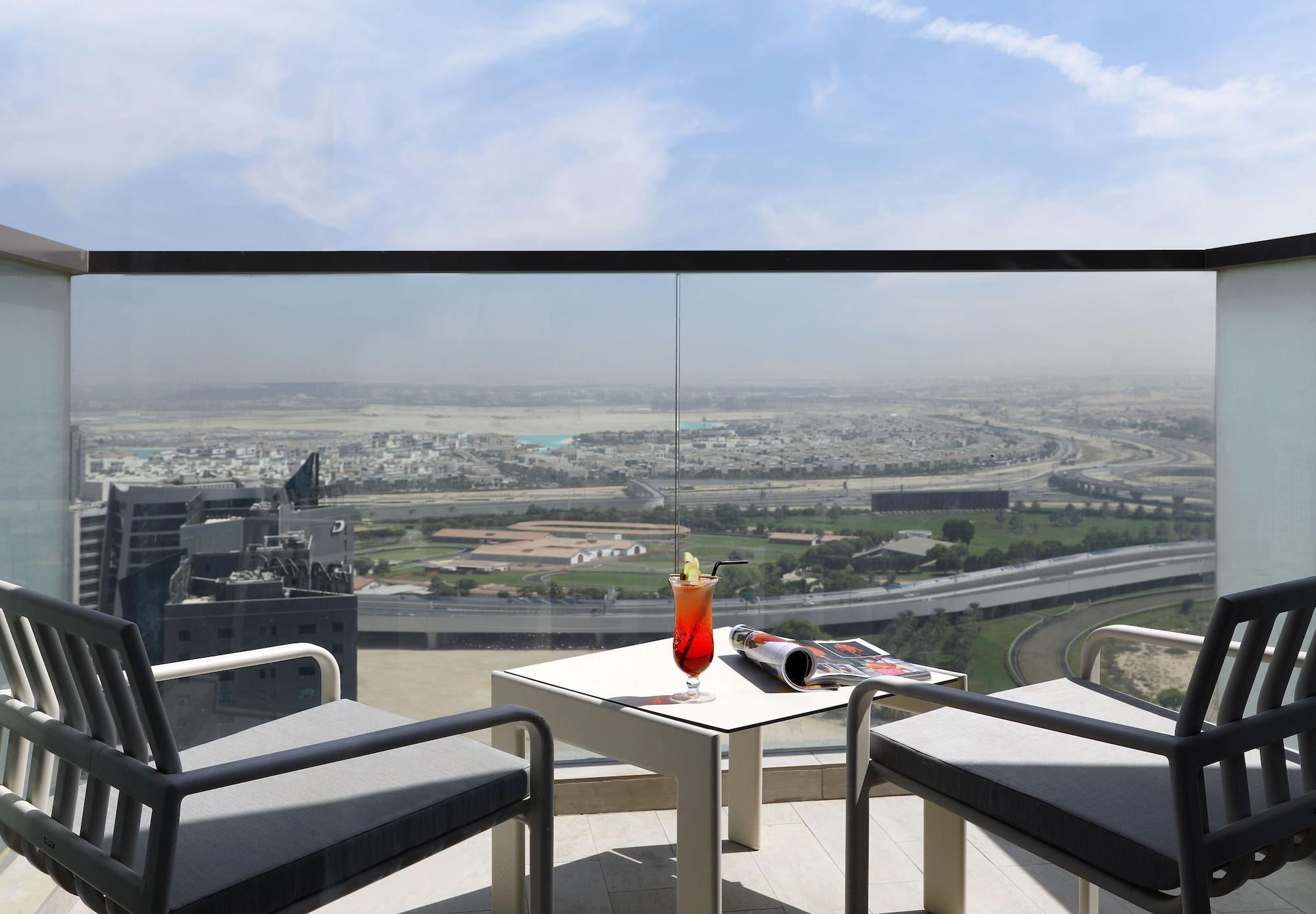 มิลเลนเนียม เอเตรีย บิสซิเนส เบย์ Aparthotel ดูไบ ภายนอก รูปภาพ View from the rooftop