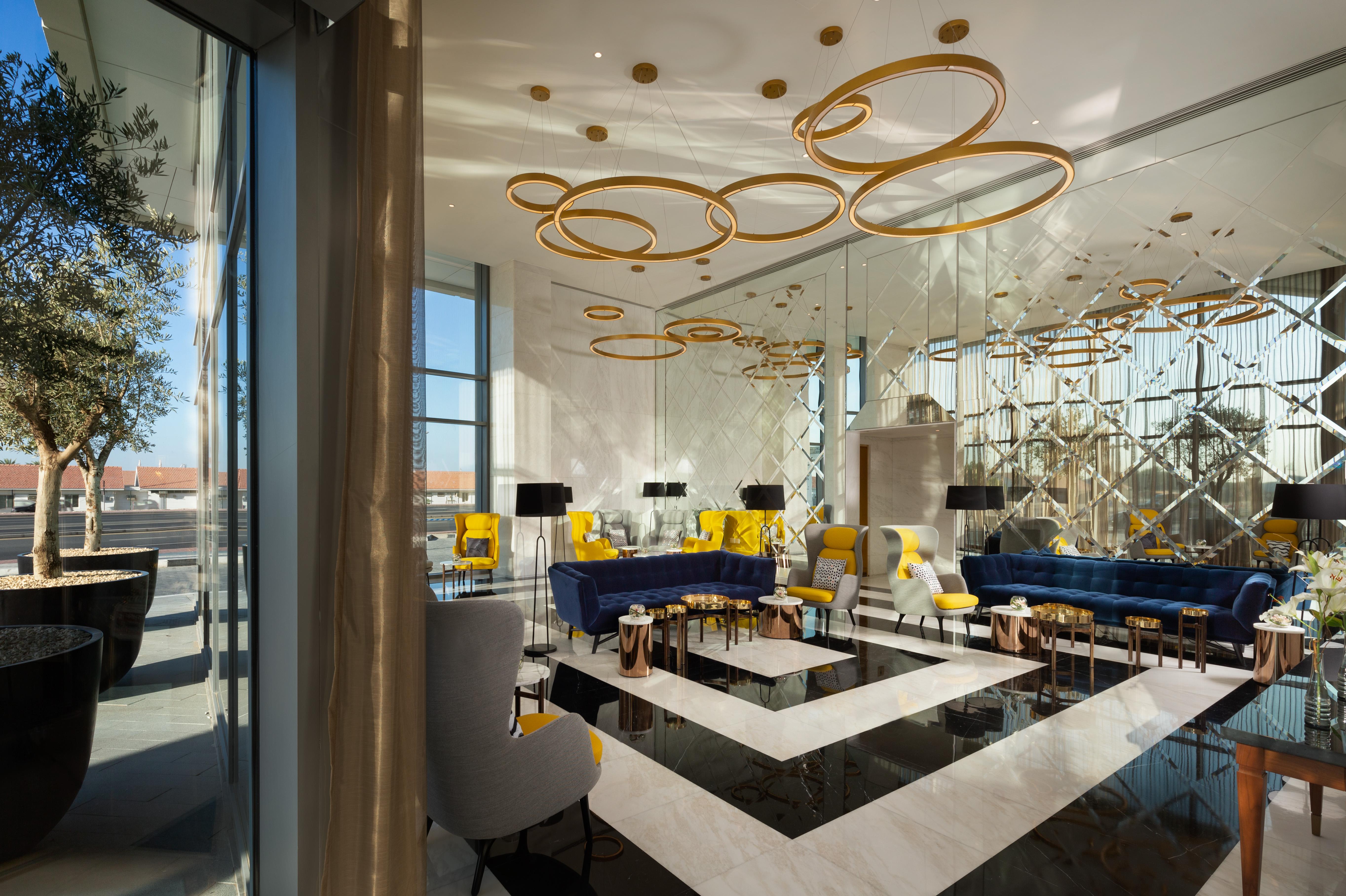 มิลเลนเนียม เอเตรีย บิสซิเนส เบย์ Aparthotel ดูไบ ภายนอก รูปภาพ The interior of the hotel